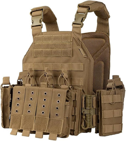 BOMTURN Upgrade Tactical Airsoft Outdoor Vest