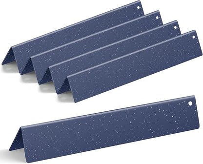 17.5 Inch Flavorizer Bars for Weber Genesis 300 Gas Grills with Front-Mounted Control for Genesis E310, E320, E330, S310, S320, S330, Replacement for Genesis Grill Parts 7620, 5 PCS, Porcelain Steel