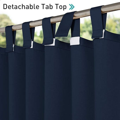 NICETOWN 2 Panels Outdoor Curtainss - Image 3