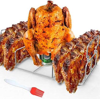 Beercan Chicken Roaster & Rib Rack by RUSFOL