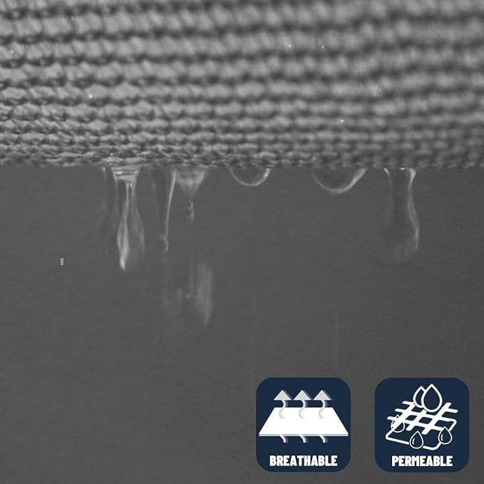 SUNNY GUARD Custom Size 5'x8' Dark Grey Sun Shade Sail Rectangle UV Block Shade - Image 5
