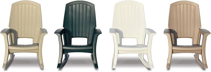 Rockaway Heavy Duty All Weather Rocking Chair, 4 Pack | Polyethylene Outdoor - Image 9