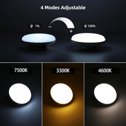 Camping Tent Light LED Rechargeable Portable Hanging Lantern with Remote,IPX5 Waterproof Outdoor Lights with Battery Power, Camp Lamp Light for Glamping Indoor Outages Car Repair