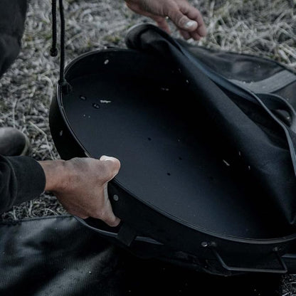 Barebones Cowboy Grill Charcoal Tray Carry Bag - Outdoor Grill Accessory, Easy Storage for Fire Pit