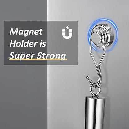 Juome Stainless Steel Ice Scoop with Magnetic Holder for Ge Profile Opal 2.0 Nugget Ice Maker, Ice Scoop for Freezer for GE Profile Opal Ice Maker Machine