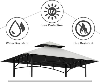 5x8Ft Grill Gazebo Replacement Top - Image 2