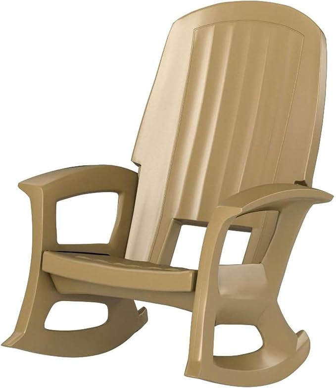 Rockaway Heavy Duty All Weather Rocking Chair, 2 Pack | Polyethylene Outdoor - Image 4