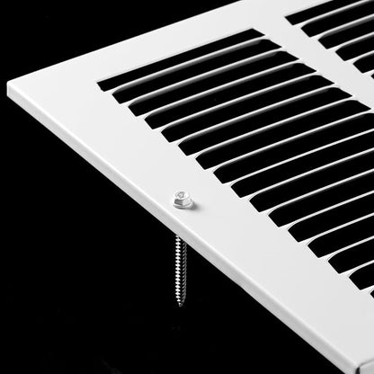 24x14 Return Air Grille(Duct Opening Size),Air Return Vent Cover,Flat Vent Cover,Rejillas De Aire Acondicionado para Casa,Return Air Grilles,Outer Dimensions:25.75"Wx15.75"H(24"Wx14"H, Duct Opening)