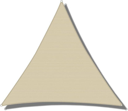 Windscreen4less 20' x 20' x 20' Sun Shade Sail Triangle Outdoor Canopy Cover UV by Windscreen4less