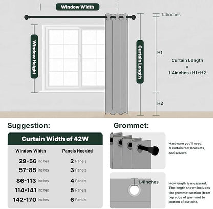 H.VERSAILTEX 100% Blackout Curtains - Image 8