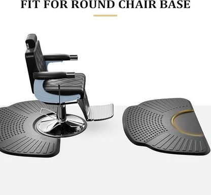 3.3' x 5' Salon Anti Fatigue Mat for Hair Stylist 1'' Thick, Comfort Barber Shop Beauty Floor Mats Under Styling Chair