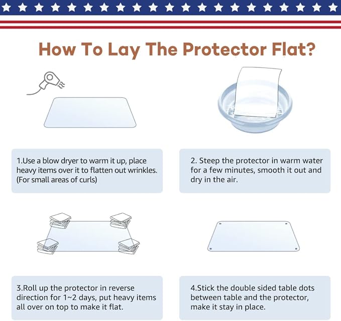 RostiKong 60 x 96 Inch Clear Plastic Table Top Protector Rectangle Thick Wipeable Vinyl Tablecloth Furniture PVC Protective Desktop Liner Cover Waterproof Dining Table Protection Desk Blotter Mat Pad