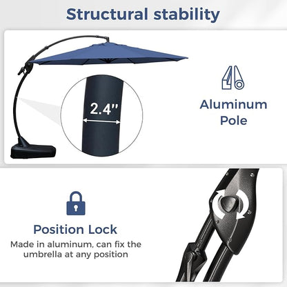 Grand patio 12FT Cantilever Round Umbrella - Image 7