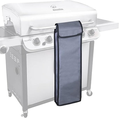 Grill Utensil Accessory Storage Bag Grey Waterproof BBQ Tool Storage Bags Grill Tools Foldable Barbecue Appliance Bracket Bag for Camping Hiking Barbecue
