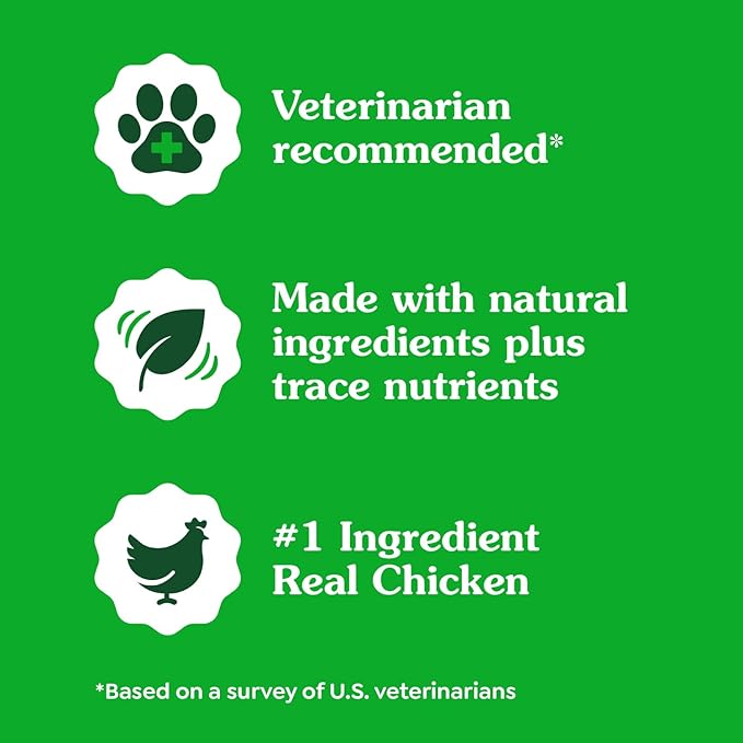 Greenies Pill Pockets for Dogs, Large Size Soft Dog Treats, Chicken Flavor, (6) 7.9 oz. Pouches