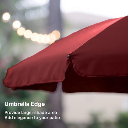 AMMSUN Patio Umbrella, 6.5 ft Outdoor Table Umbrella - Image 6