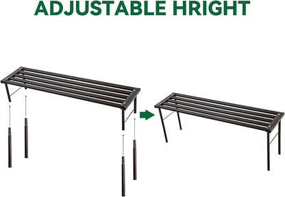 Metal Plant Stand, Rust-proof Aluminum Flower Pot Stand, Heavy Duty Planter - Image 5