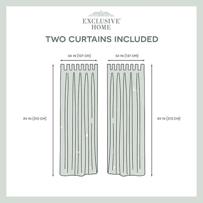Exclusive Home Cabana Solid Indoor/Outdoor Light Filtering Hook-and-Loop Tab - Image 7