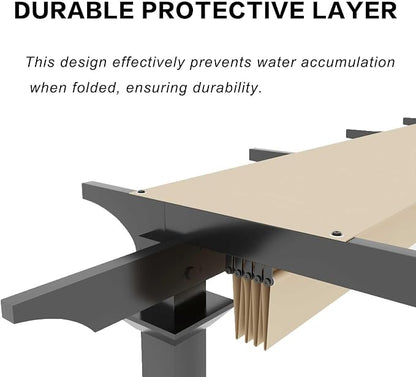 Pergola Shade Cover Replacement Canopy Top Compatible - Image 7