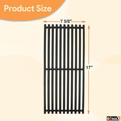 BQMAX 17" Cooking Grate Replacement Parts for Charbroil TRU Infrared 3 Burner 463242516 463355220 466242516 463246018 466242515 466242615 463243016 G466-2400-W1 for Charbroil Grill Replacement Parts