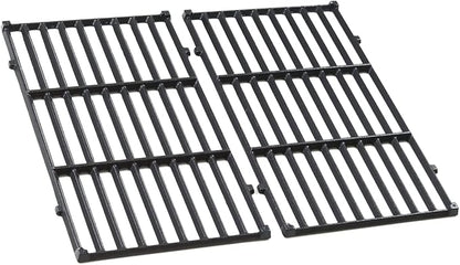 17.5 Inch 7637 Cooking Grates for Weber Spirit & Spirit II 200 Series Spirit E210 Spirit E220 Spirit S210 S220 with Front Control, Cast Iron Grates Replacement Parts for Weber Spirit 2 Burner E-210