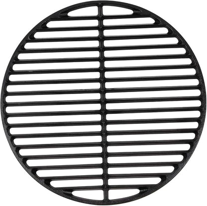 KAMaster Cast Iron Cooking Grids Grates Compatible with Medium Big Green Egg Charcoal Grill Egg Grate Round Grill Grate (15.5"-Fit Medium GRILL)