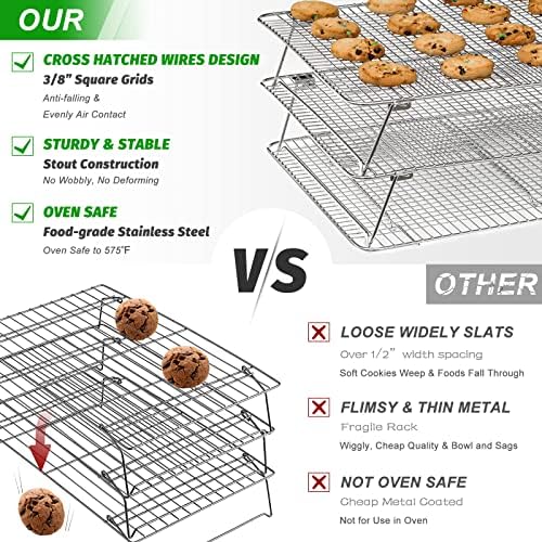 HIWARE Oven-Salf Collapsible Cooling Rack - Image 4
