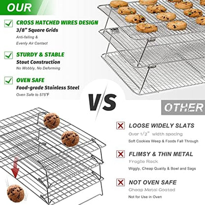 HIWARE Oven-Salf Collapsible Cooling Rack - Image 4