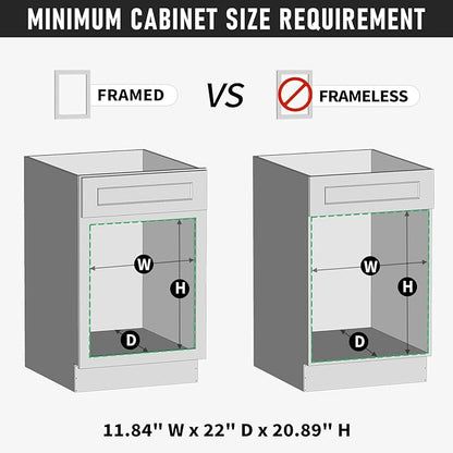 ROOMTEC 35QT Kitchen Trash Can, Sturdy and Lightweight Slim Trash Can, Trash Cans for Kitchen, Workspace, Bathroom, Office, Easy to Clean, 2-Pack, White
