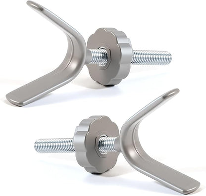 Baby Gate Y Threaded Spindle Rod Bolts M10 (10mm) Stair Banister Safety Gate Adaptors, Replacement Bolt Part for Baby & Dog Pressure Mounted Gates (2 Pack)