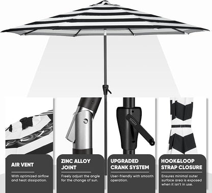 Tempera Patio Market Outdoor Table Umbrella - Image 4