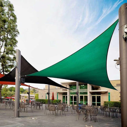 Royal Shade 10' x 10' x 10' Green Triangle Sun Shade Sail Order to Make RTAPT8 by RoyalShade