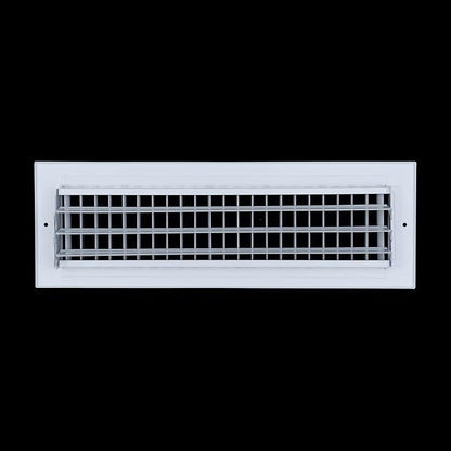 [10 Pack] Fits 16x4 Duct Opening Steel Adjustable Air Supply Grille by Handua | Register Vent Cover Grill for Sidewall and Ceiling | White | Out. Dim.: 17.75" X 5.75"