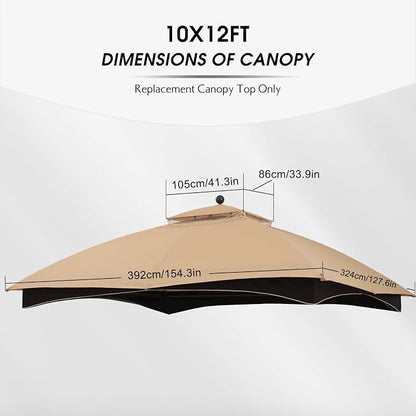 MASTERCANOPY 10x12 ft Replacement Canopy Top - Image 2