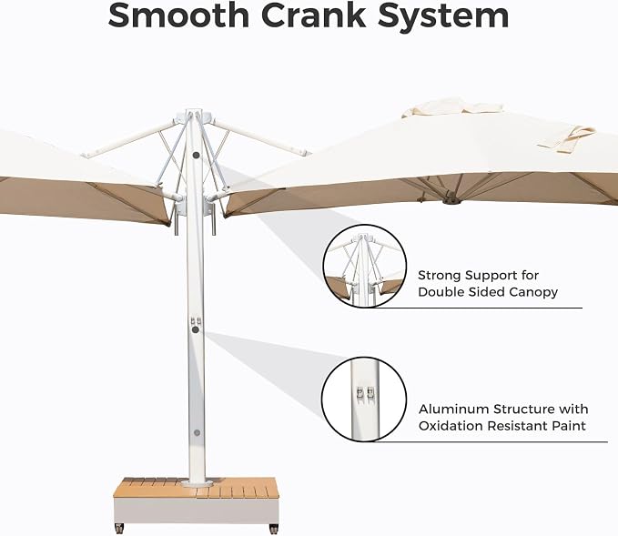 Grand patio 10x10 FT Large Patio Umbrella - Image 3