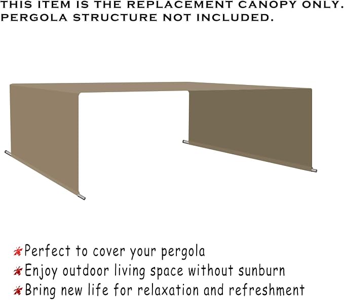 Alion Home Waterproof Pergola Cover - Image 2