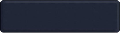 GelPro Anti Fatigue Nonslip Mat: Hard Floor Utility Mats for Garage, Patio and Kitchen - 20" x 72" x .5" - Leather Grain Navy