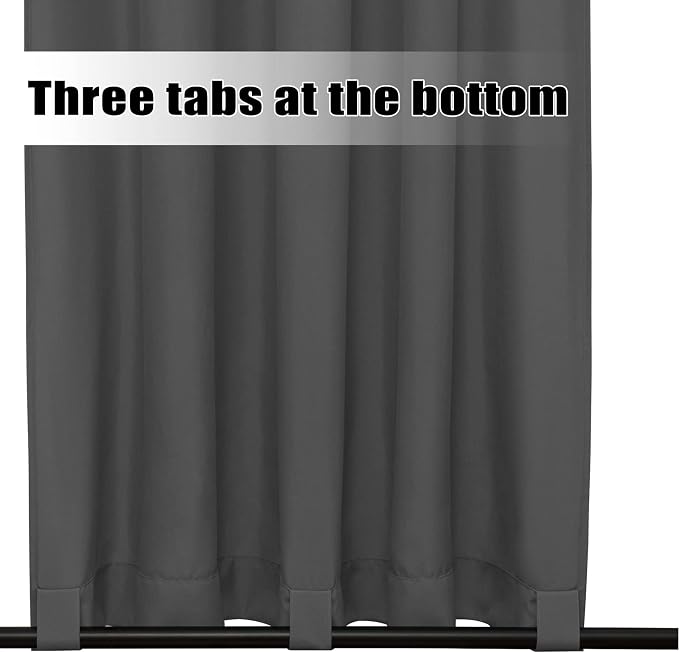 Easy-Going Outdoor Curtains for Patio 1 Panel, 54x84 inch, Weatherproof Privacy - Image 4