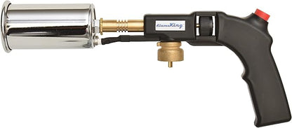 Flame King Grill Gun Propane Torch, Culinary Kitchen Torch for Sous Vide Cooking, Searing, Professional Cooking, Charcoal/Fire Starter
