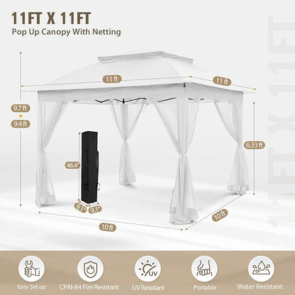 COOS BAY 11x11 Pop Up Gazebo - Image 3