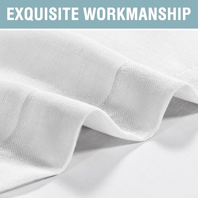 H.VERSAILTEX Outdoor Linen Sheer Curtains - Image 8