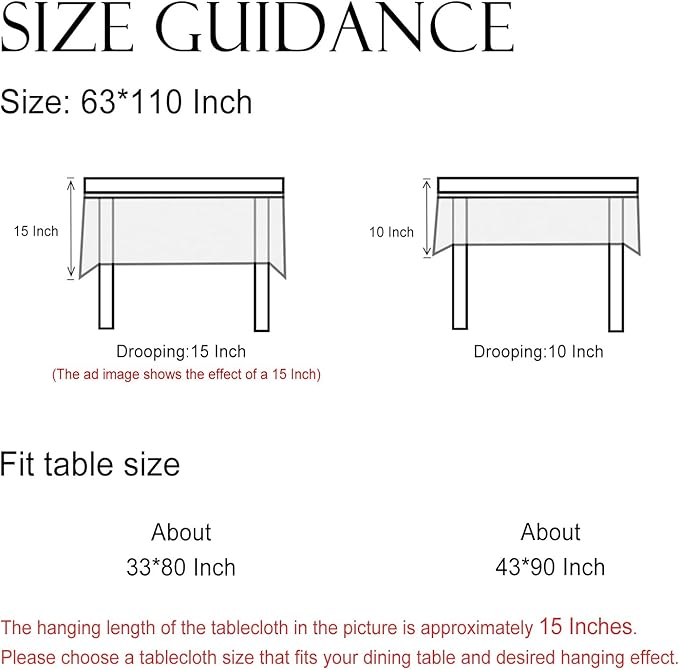 ISAENNE Designer Linen Elegant Extra Long Rectangle Tablecloth,Colorful Floral Bohemian Table Cloth,Wrinkle Resistant Decor Tablecloths for Dining Thanksgiving Kitchen,63"*110"-Floralsea A