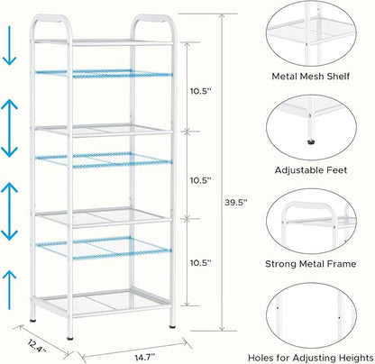 MAX Houser 4 Tier Standing Shelf Units - Image 3