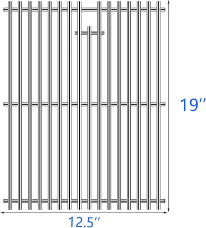 19" Stainless Steel 2 Grates for Bakers and Chefs GR2039201-BC-00, ST1017-012939 Brinkmann 810-8532-F 810-2200-0, 810-2210-0 810-2310-0 810-8401-S 810-8532-F 810-8534-S Chef BIG-8116 Grill