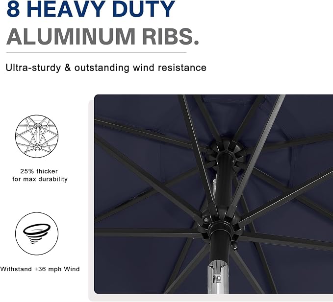 ABCCANOPY Solar Led Patio Umbrella - Image 6