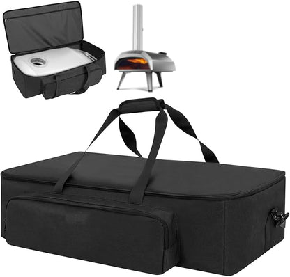 Pizza Oven Carry Bag Compatible with Ooni Karu 12 & Karu 2, Ooni Pizza Oven Accessories, Outdoor Portable Carrying oven Cover with Chimney Pockets, Water Resistant & Heavy-Duty, Camping Gift, Bag Only