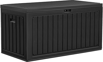 YITAHOME 90 Gallon Large Deck Box | Double-Wall Resin Outdoor Storage Boxes by YITAHOME