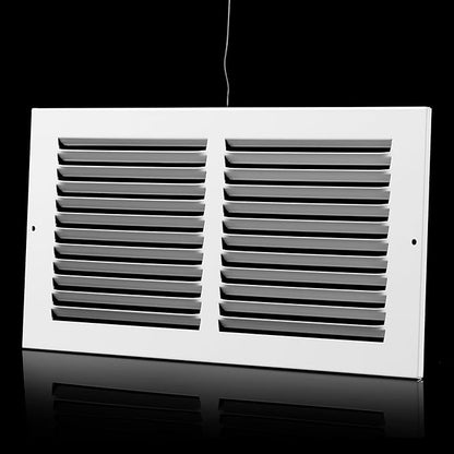 14x10 Return Air Grille(Duct Opening Size),Air Return Vent Cover,Flat Vent Cover,Rejillas De Aire Acondicionado para Casa,Return Air Grilles,Outer Dimensions:15.75"Wx11.75"H(14"Wx10"H, Duct Opening)
