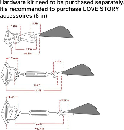 LOVE STORY 16' x 16' x 22' Triangle Sun Shade Sail - Image 3