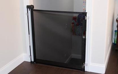 Retract-A-Gate 72" Black: The Original and only Made in USA Retractable Baby, Dog, & Cat Gate
